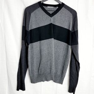 Vince 100% Cotton Long Sleeves Pullover V-Neck Men's Sweater Size XXL